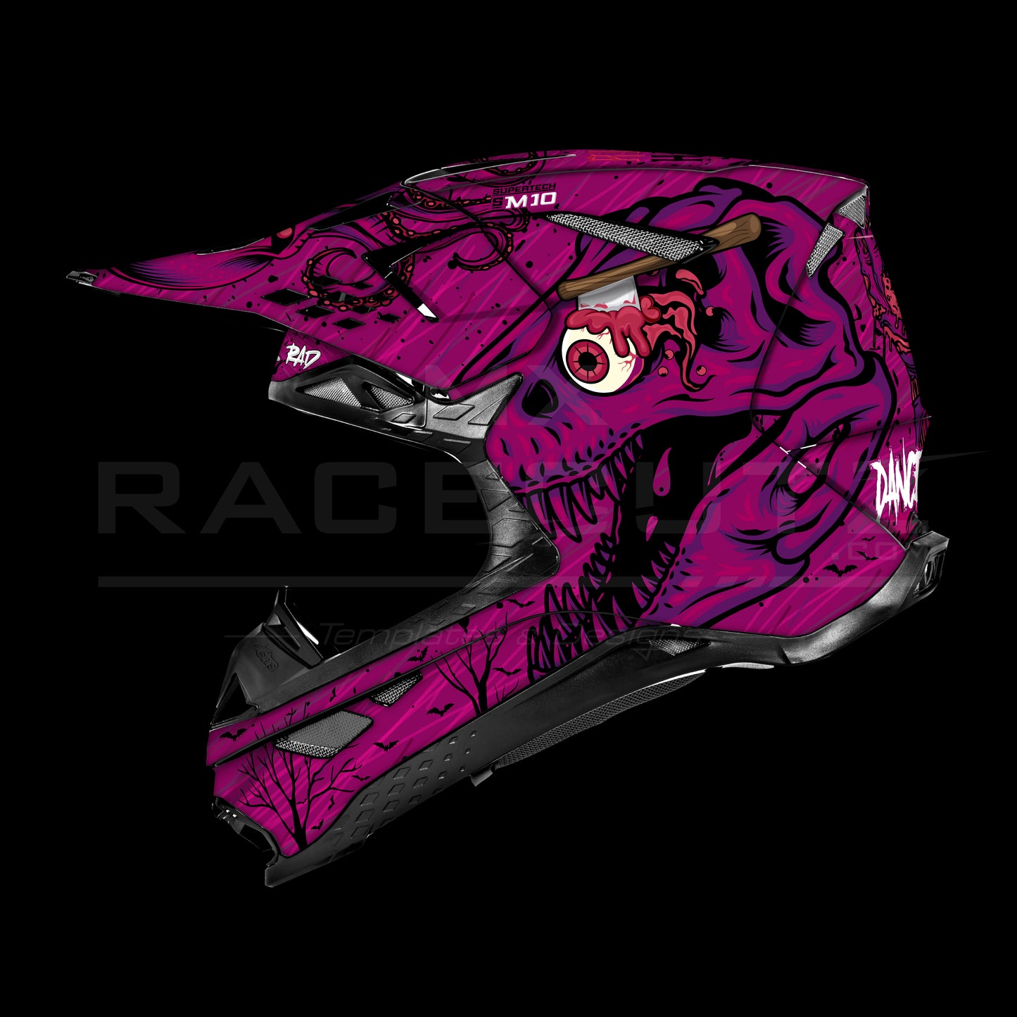 ALPINESTARS SM8+10 - BRAIN DEAD PURPLE DESIGN