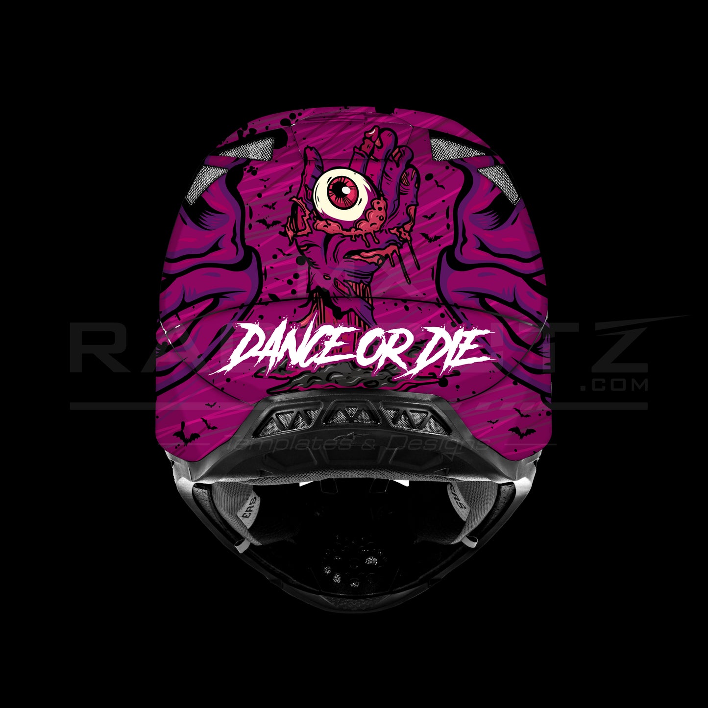 ALPINESTARS SM8+10 - BRAIN DEAD PURPLE DESIGN