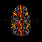 ALPINESTARS SM8+10 - DEMON FUR RED DESIGN - SIZE MEDIUM