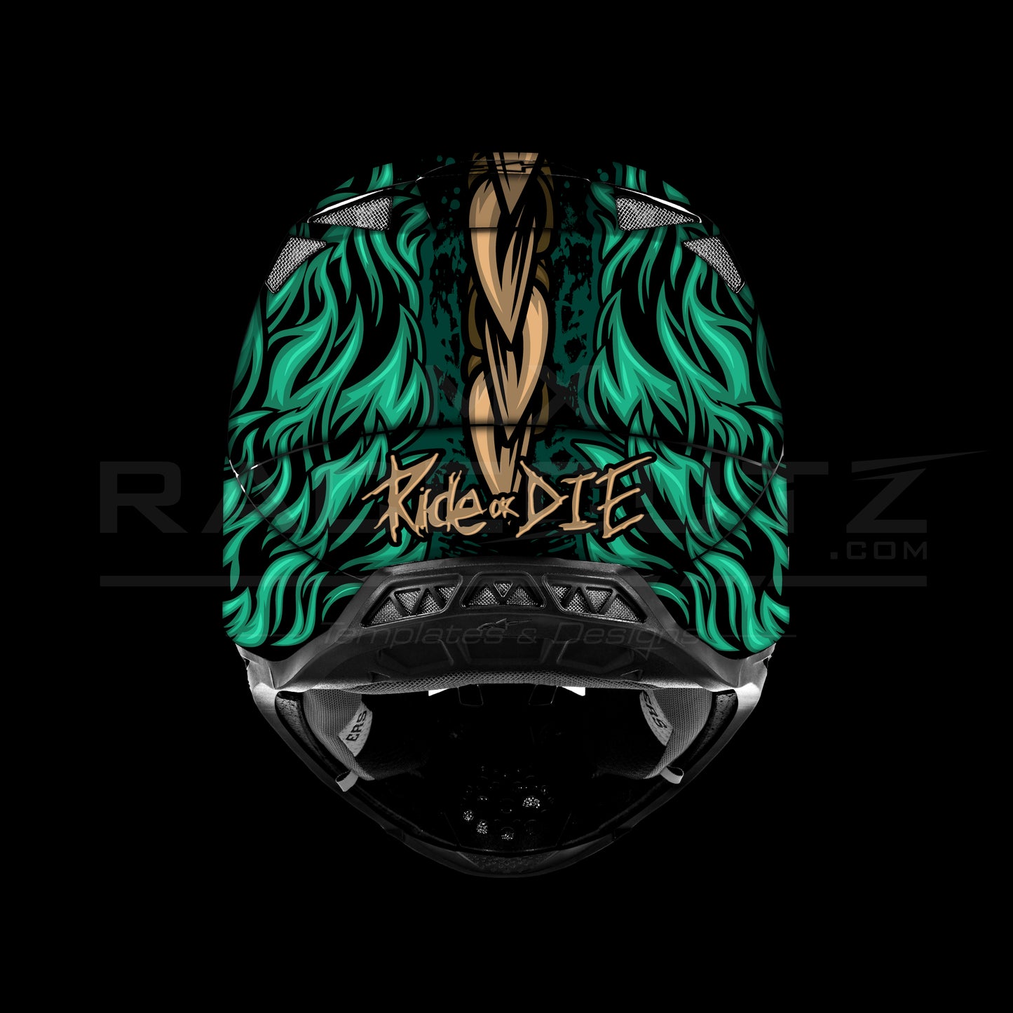 ALPINESTARS SM8+10 - DEMON FUR TURQUOISE DESIGN