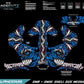 ALPINESTARS SM8+10 - DEMON FUR BLUE DESIGN