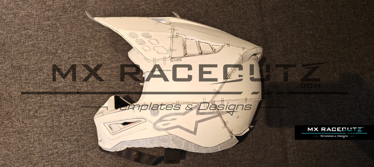 ALPINESTARS SM5 - SIZE XSMALL & SMALL & MEDIUM TEMPLATE