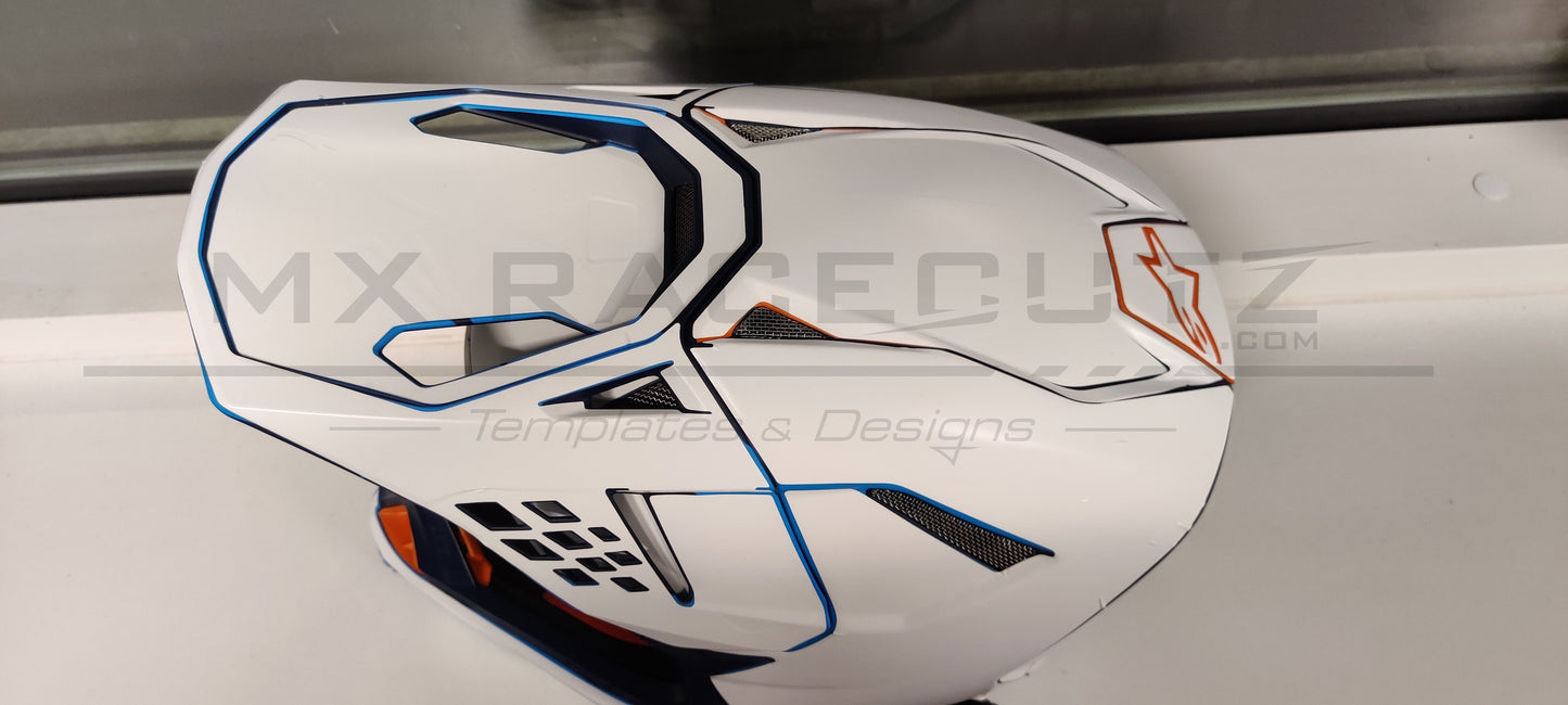 ALPINESTARS SM8 + SM10 - SIZE MEDIUM TEMPLATE