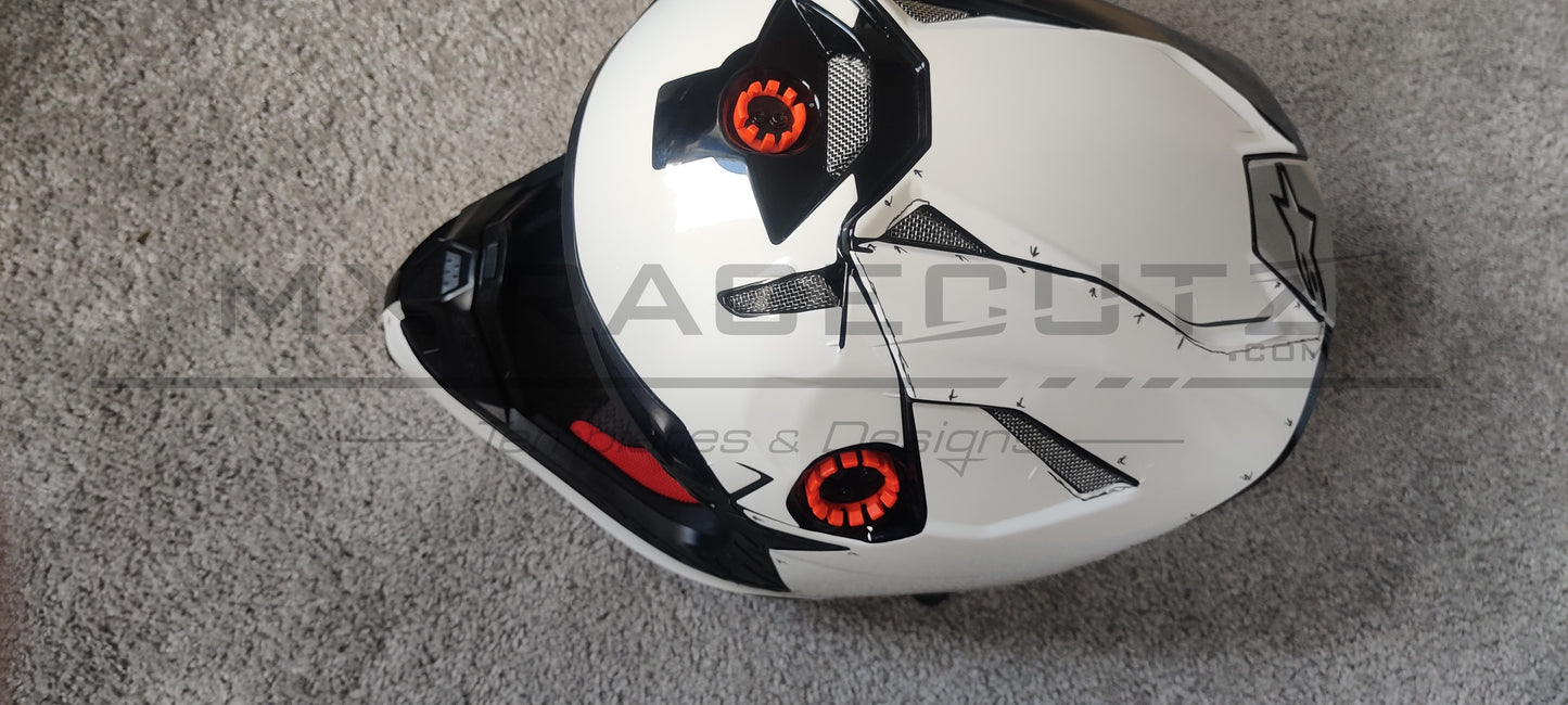 ALPINESTARS SM8 + SM10 - SIZE LARGE TEMPLATE