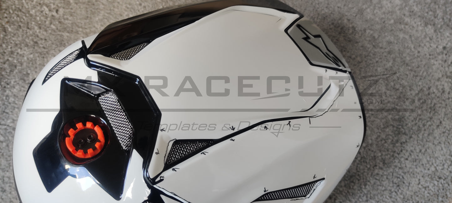 ALPINESTARS SM8 + SM10 - SIZE LARGE TEMPLATE