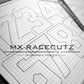 RACING NUMBER PACK 4