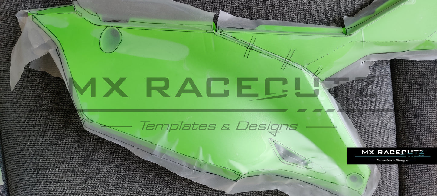 KAWASAKI KXF 250 2021-2024 & KXF 450 2019-2023 TEMPLATE