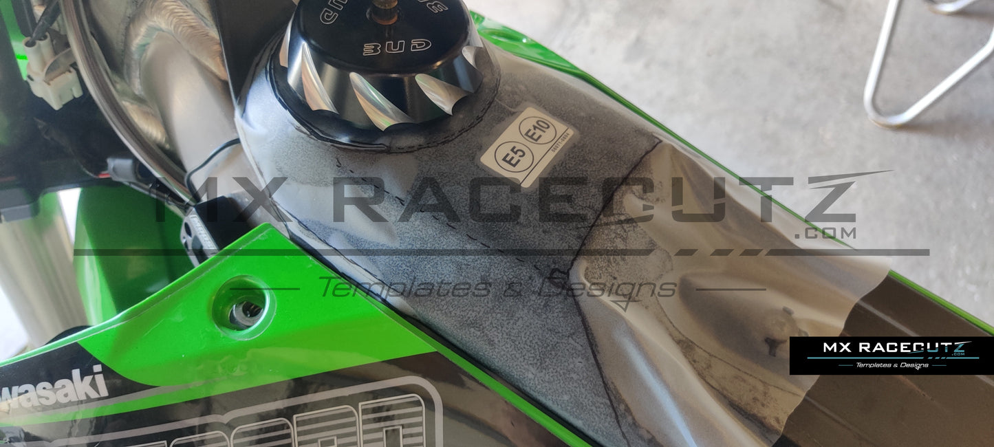 KAWASAKI KXF 250 2021-2024 & KXF 450 2019-2023 TEMPLATE