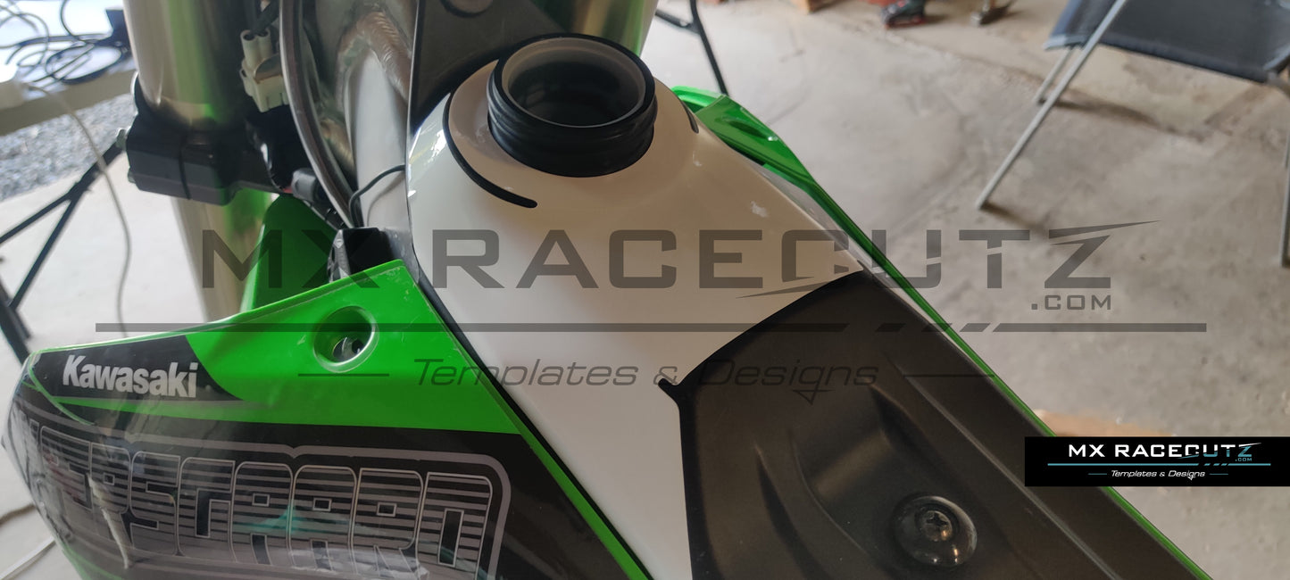 KAWASAKI KXF 250 2021-2024 & KXF 450 2019-2023 TEMPLATE