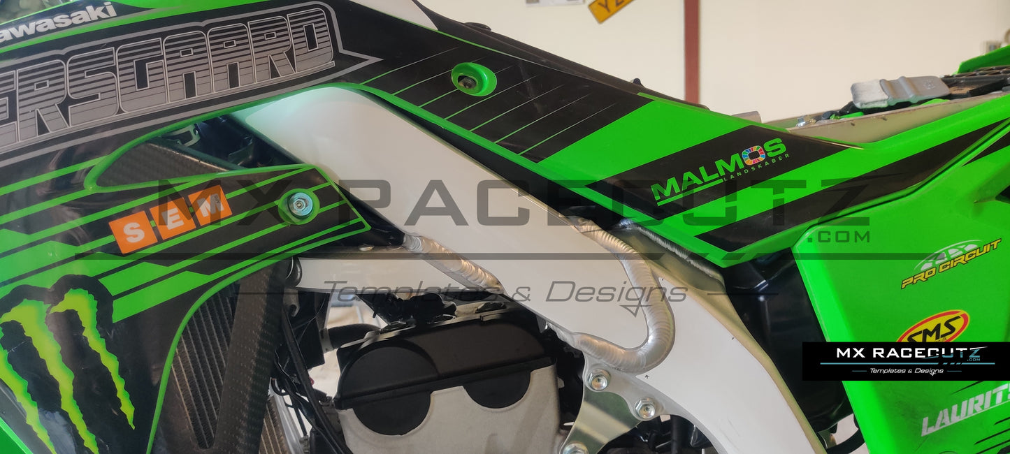 KAWASAKI KXF 250 2021-2024 & KXF 450 2019-2023 TEMPLATE