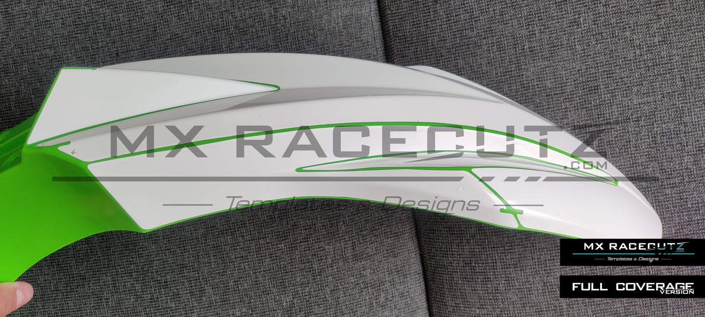KAWASAKI KXF 250 2021-2024 & KXF 450 2019-2023 TEMPLATE