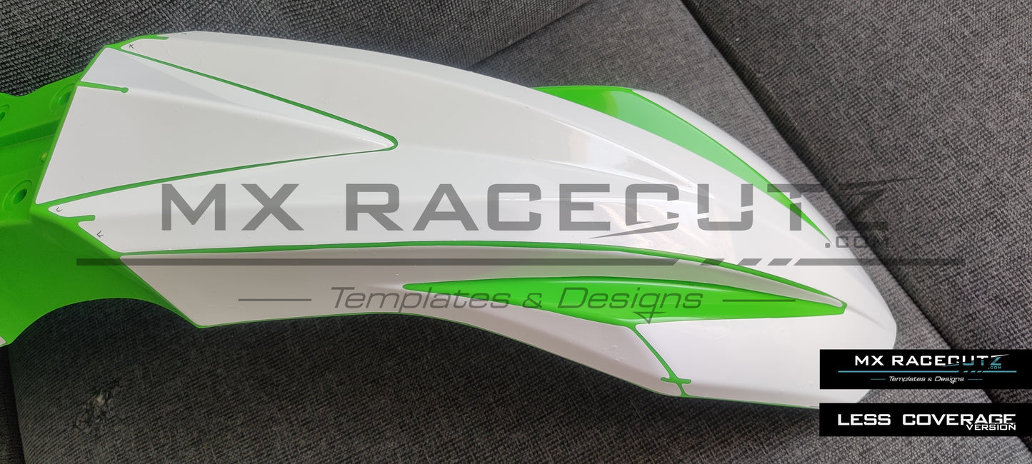 KAWASAKI KXF 250 2021-2024 & KXF 450 2019-2023 TEMPLATE