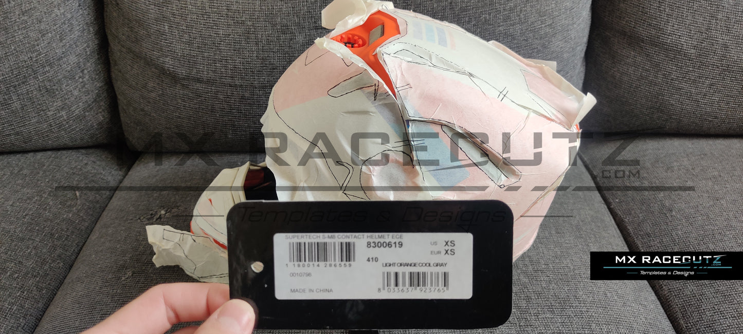 ALPINESTARS SM8 + SM10 - SIZE XSMALL & SMALL TEMPLATE