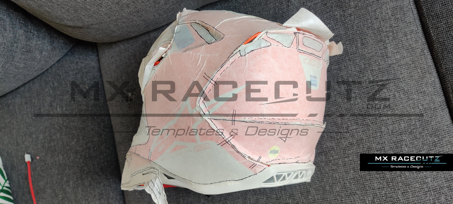 ALPINESTARS SM8 + SM10 - SIZE XSMALL & SMALL TEMPLATE