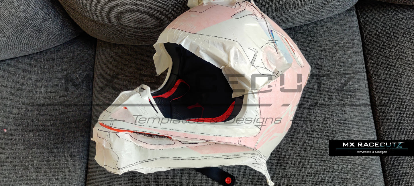 ALPINESTARS SM8 + SM10 - SIZE XSMALL & SMALL TEMPLATE