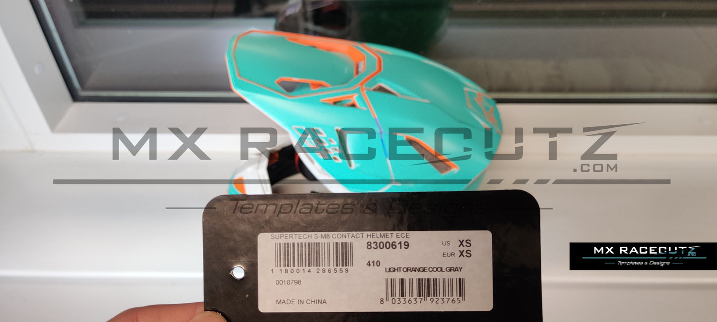 ALPINESTARS SM8 + SM10 - SIZE XSMALL & SMALL TEMPLATE
