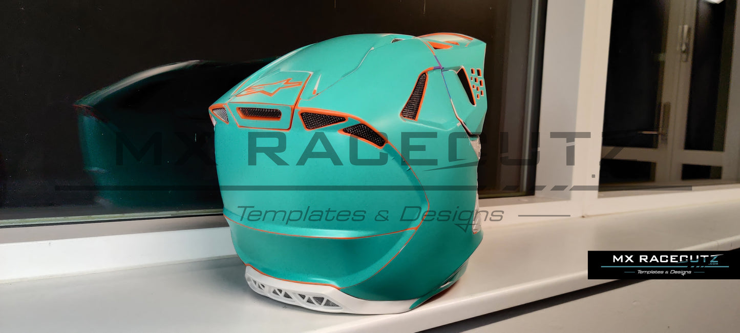 ALPINESTARS SM8 + SM10 - SIZE XSMALL & SMALL TEMPLATE