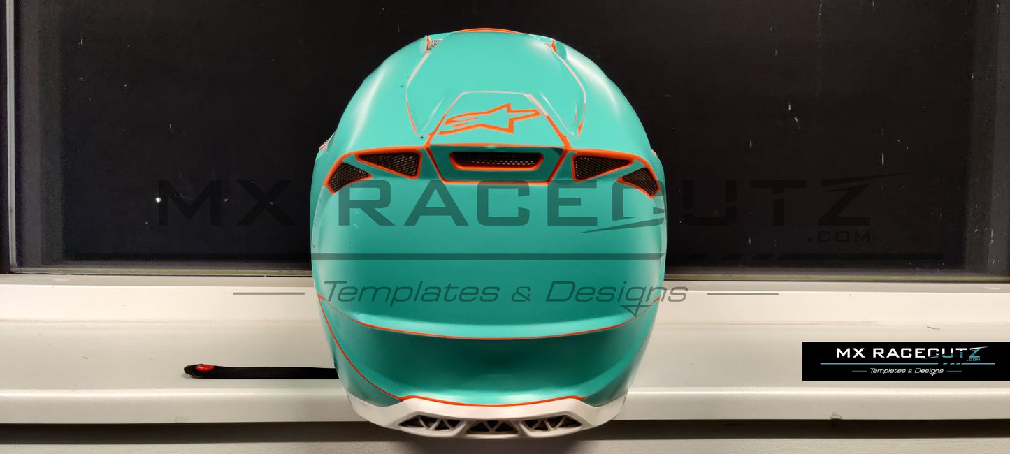 ALPINESTARS SM8 + SM10 - SIZE XSMALL & SMALL TEMPLATE