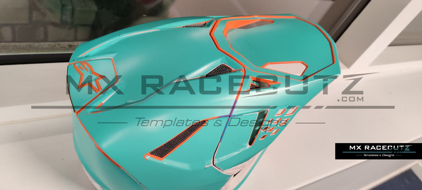 ALPINESTARS SM8 + SM10 - SIZE XSMALL & SMALL TEMPLATE