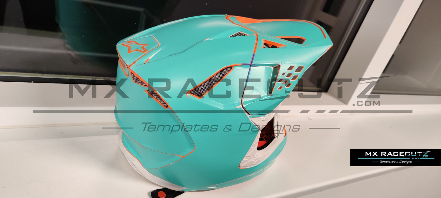 ALPINESTARS SM8 + SM10 - SIZE XSMALL & SMALL TEMPLATE