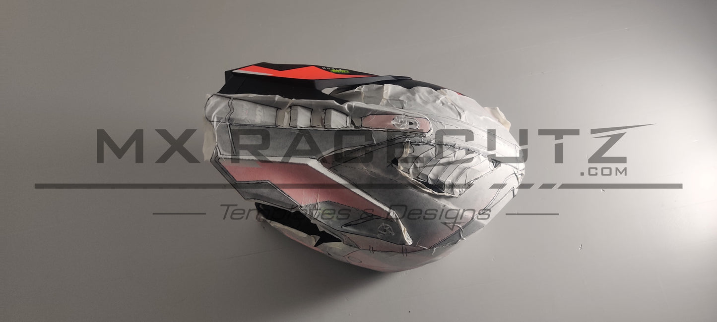 AIROH AVIATOR 3 - SIZE XSMALL & SMALL TEMPLATE