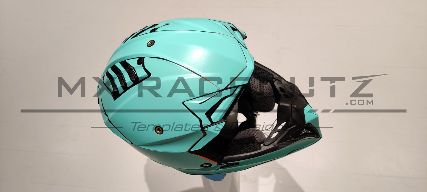 AIROH AVIATOR 3 - SIZE XSMALL & SMALL TEMPLATE