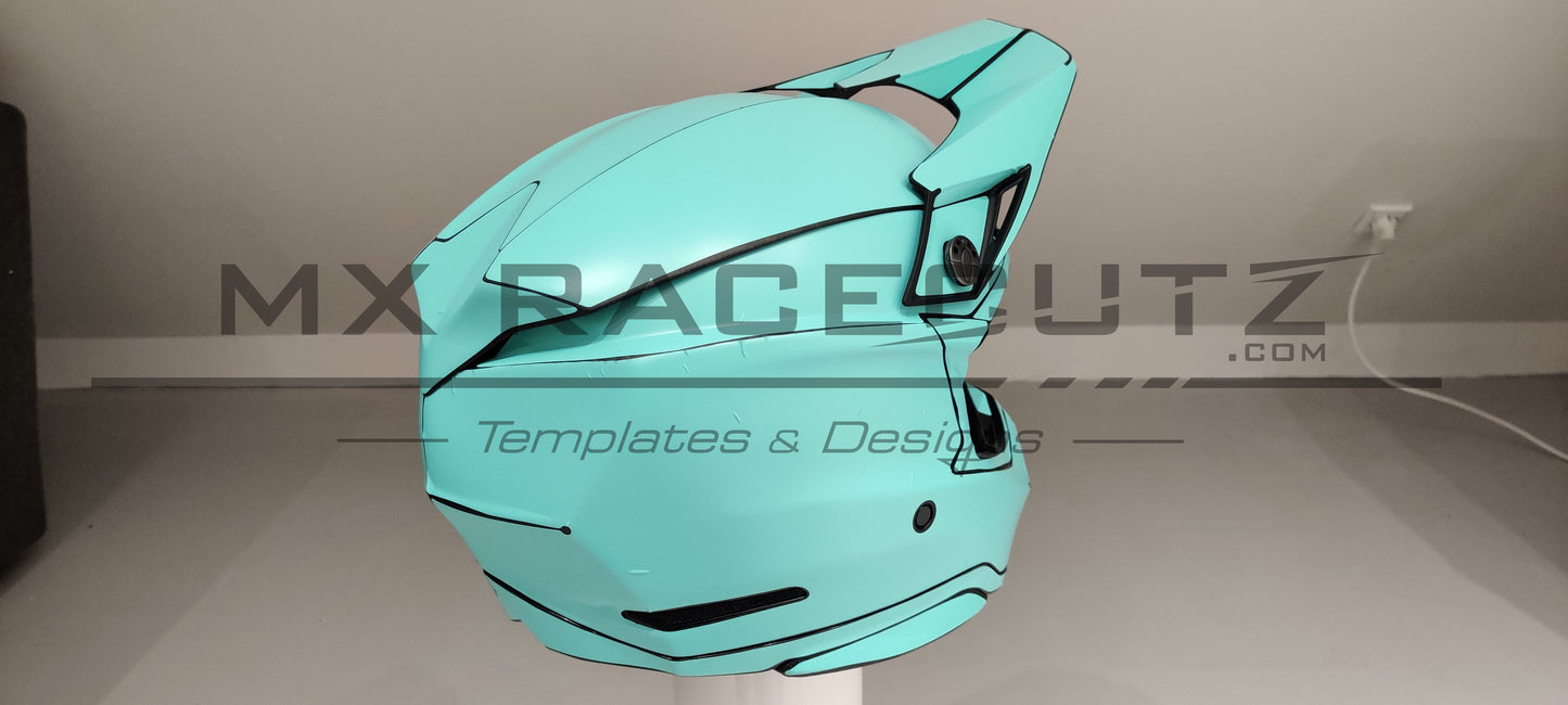 BELL MOTO 10 - SIZE MEDIUM & LARGE TEMPLATE