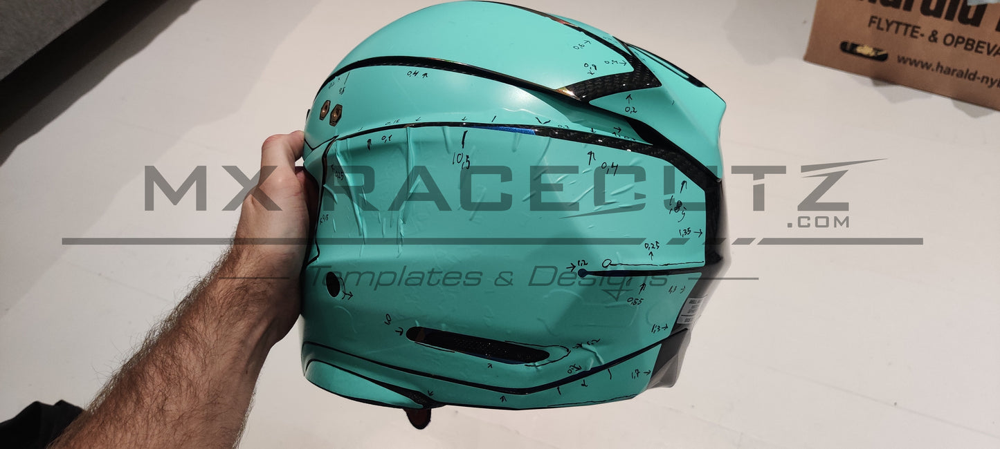 BELL MOTO 10 - SIZE XLARGE & XXLARGE TEMPLATE