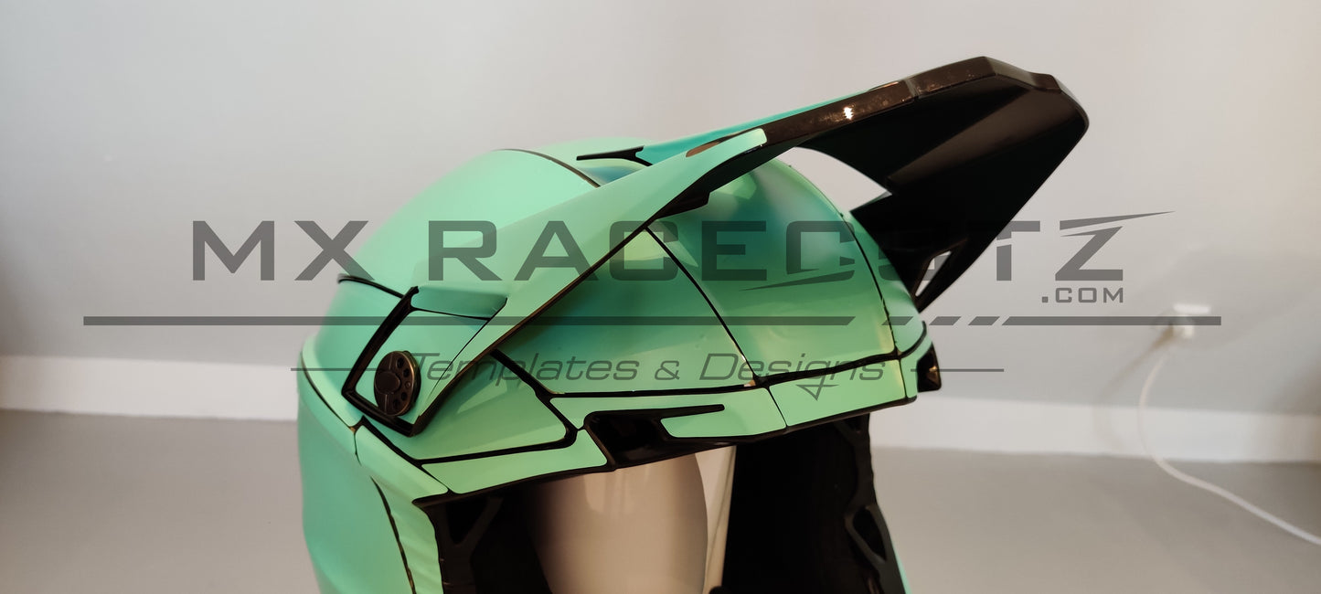 BELL MOTO 10 - SIZE XLARGE & XXLARGE TEMPLATE