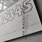 RACING NUMBER PACK 7