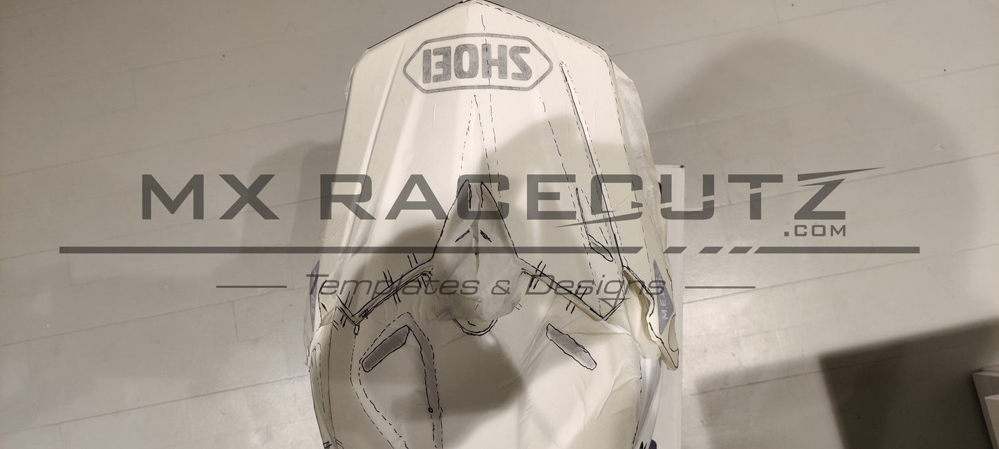 SHOEI VFX-WR - SIZE MEDIUM TEMPLATE
