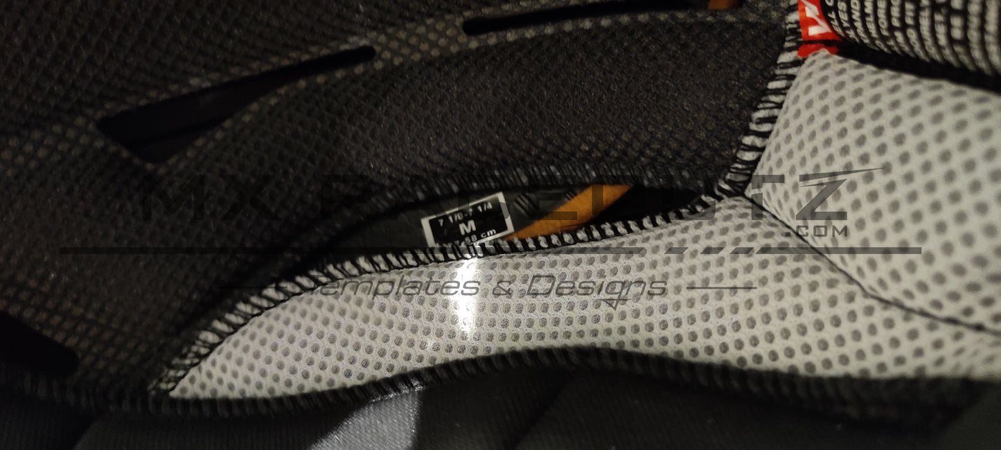 SHOEI VFX-WR - SIZE MEDIUM TEMPLATE
