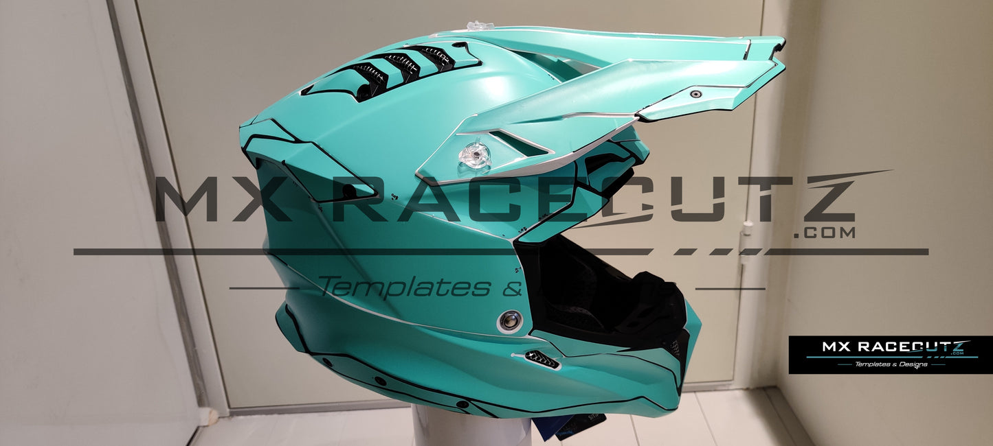 AIROH AVIATOR 3 - SIZE MEDIUM TEMPLATE