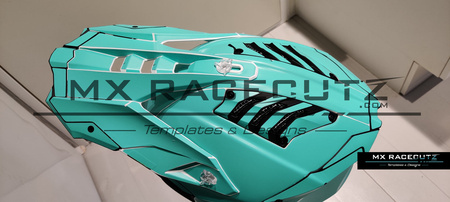 AIROH AVIATOR 3 - SIZE MEDIUM TEMPLATE