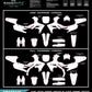 YAMAHA YZF 250 2019-2023 & 450 2018-2022 TEMPLATE