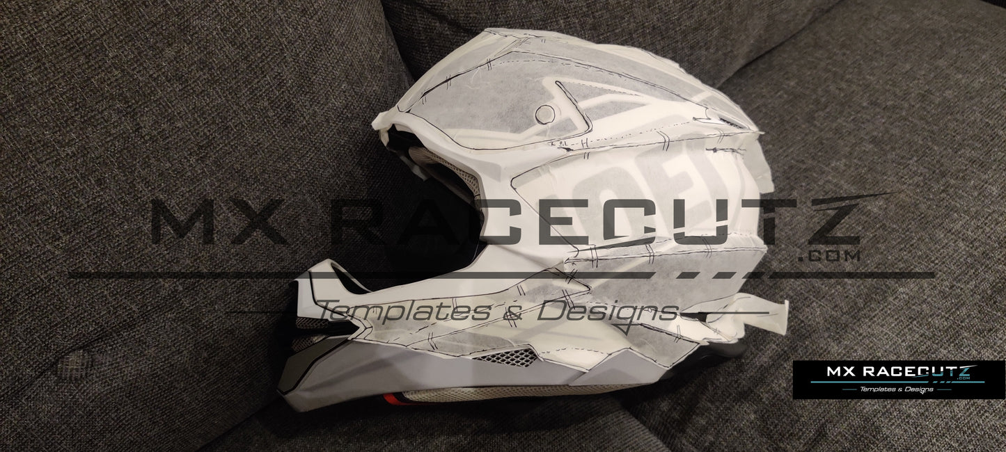 SHOEI VFX-WR - SIZE XSMALL & SMALL TEMPLATE