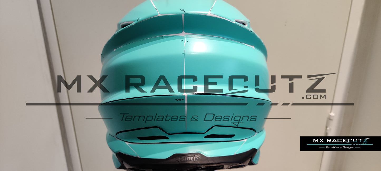 SHOEI VFX-WR - SIZE XSMALL & SMALL TEMPLATE