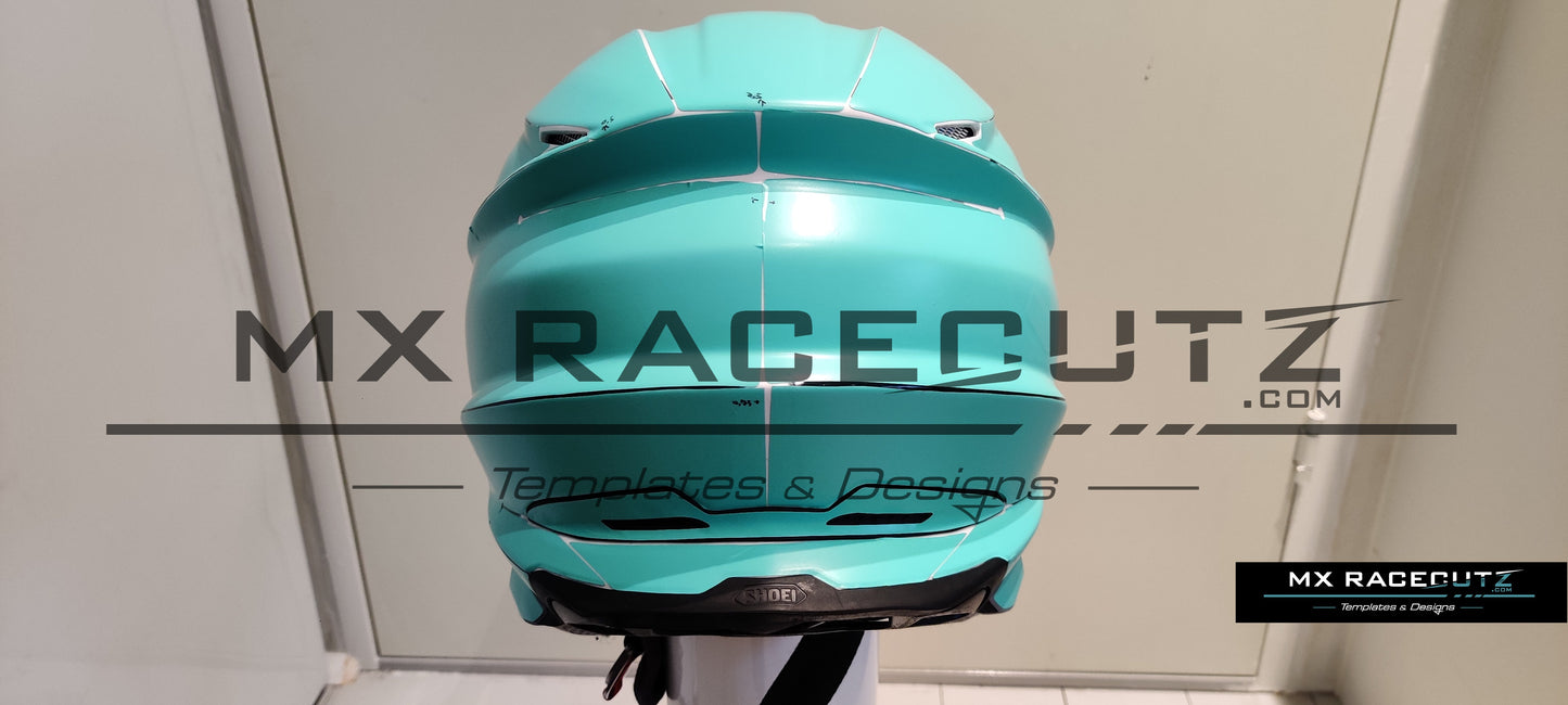 SHOEI VFX-WR - SIZE XSMALL & SMALL TEMPLATE