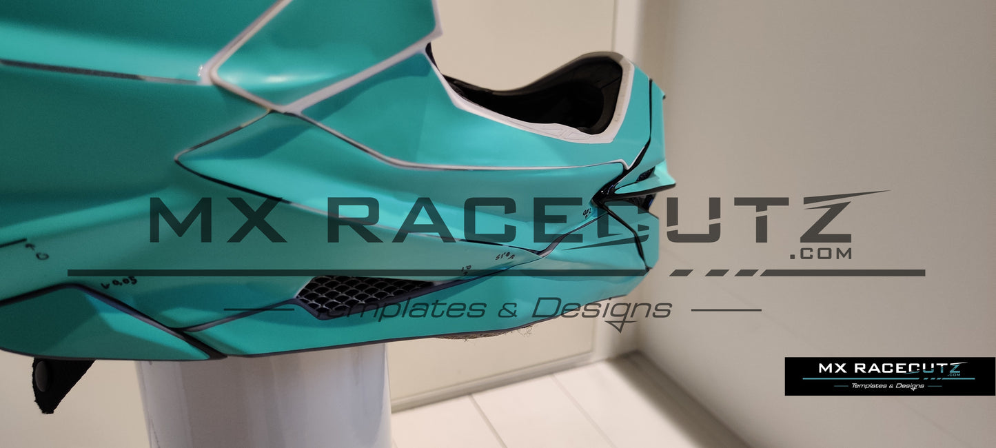 SHOEI VFX-WR - SIZE XSMALL & SMALL TEMPLATE